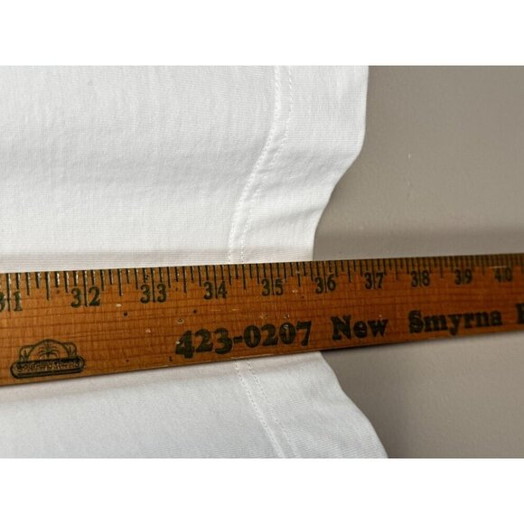 Nautica Sailing Club Polo 2XLT Blue White Coast Cup Y2K Nautical Prep FLAW - Picture 8 of 15